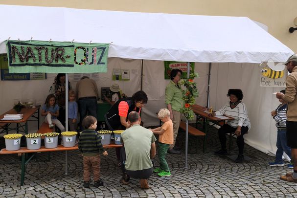 Das Naturquiz zum Fühlen kam wieder sehr gut an; Foto: Sigrid Schindler