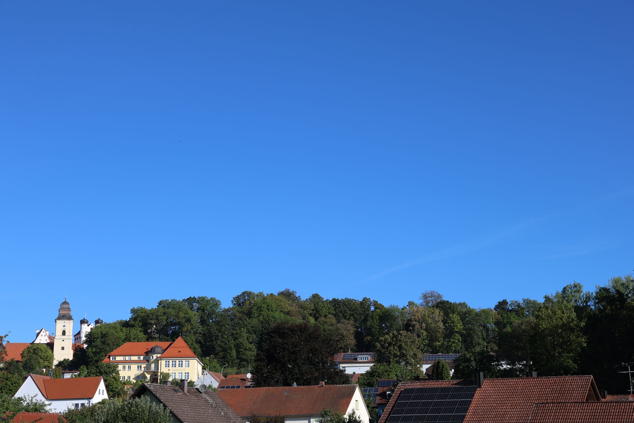 Blick auf den Stadtpark Parsberg; Foto: Bernhard Schinner
