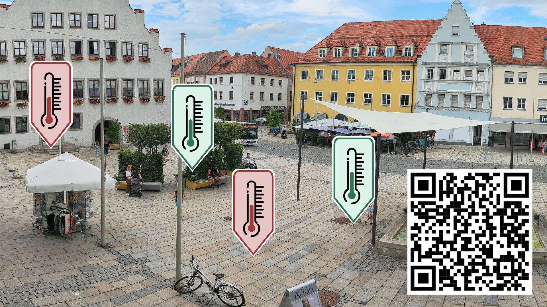 Das Temperaturprojekt der OG Neumarkt: QR-Code scannen und mehr erfahren!